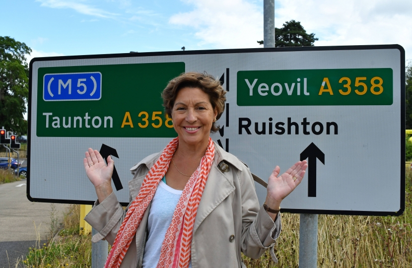 Rebecca Pow is campaigning on Transport across Taunton Deane
