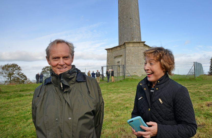 Rebecca Pow MP with the Current Duke of Wellington, Charles Wellesley