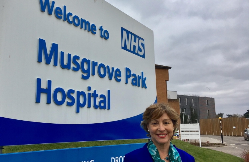 Rebecca Pow MP at Musgrove Park Hospital